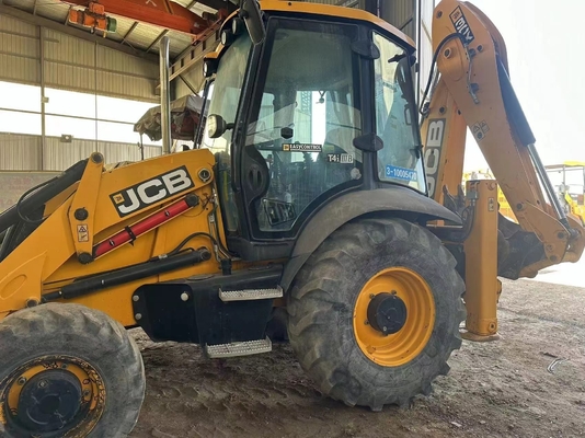 Низкие рабочие часы JCB 3CX Backhoe Loader с оригинальным двигателем Великобритании в колесно-двигающем типе