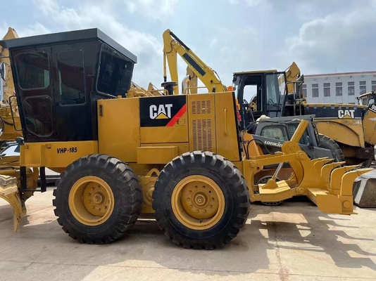 Желтый CAT 140H Грейдер с возбуждающей силой 30KN оригинальная японская строительная машина