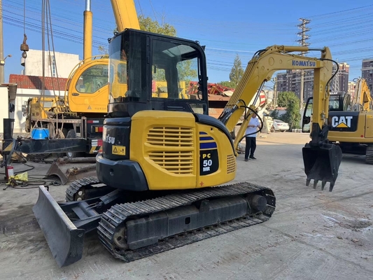 Высокая эксплуатационная эффективность Komatsu 5тонный экскаватор pc50 с гидравлическим цилиндром Liyuan