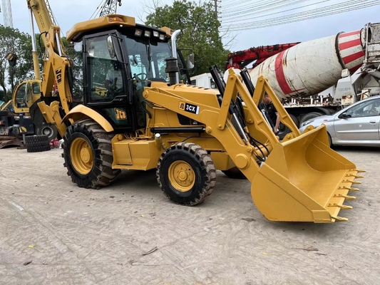 Подержанный буровой грузчик JCB 4CX 3CX из Японии с гидравлическим насосом Liyuan