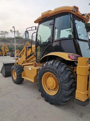 Хороший японский оригинал 428 Подержанный колесный погрузчик CAT 428F с массой машины 15000 кг
