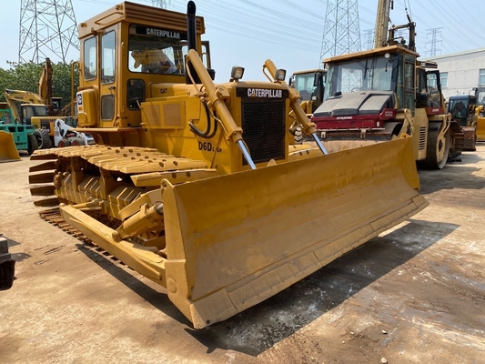 Использованный бульдозер CAT D6D с гидравлическим цилиндром и насосом в отличном состоянии
