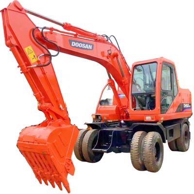 Использованный экскаватор Doosan DH150W-7 с гидравлическим цилиндром Liyuan в Японии