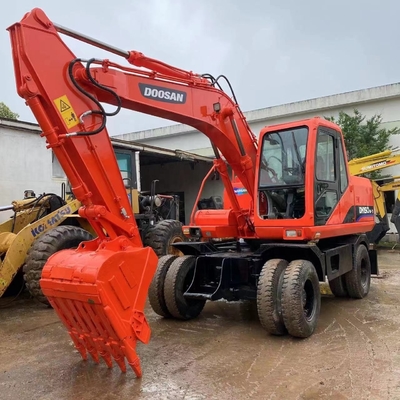 Использованный экскаватор Doosan DH150W-7 с гидравлическим цилиндром Liyuan в Японии