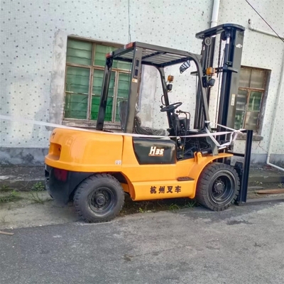 Оригинальный двигатель Hangcha H35 3,5 тонны с кирпичной клипом Использованный вилочный погрузчик 3000 кг