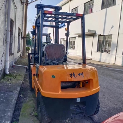 Оригинальный двигатель Hangcha H35 3,5 тонны с кирпичной клипом Использованный вилочный погрузчик 3000 кг