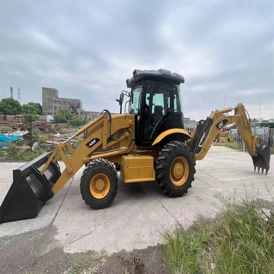 Подержанный оригинальный японский буровой погрузчик Caterpillar CAT 420F для тяжелой работы
