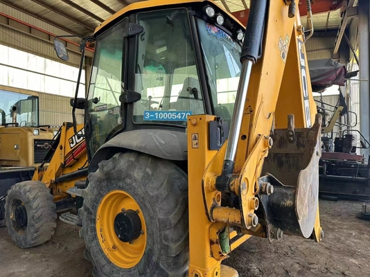 Японская оригинальная краска JCB 3CX буровая установка с двигателем CAT в отличном состоянии