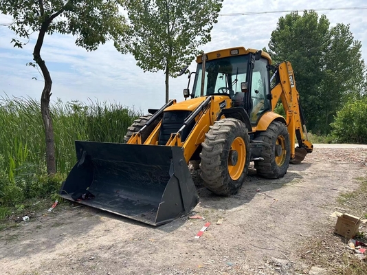 JCB4CX Использованный гидравлический буровой погрузчик с двигателем EPA в Великобритании и США