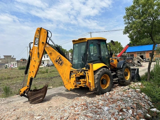 JCB4CX Использованный гидравлический буровой погрузчик с двигателем EPA в Великобритании и США