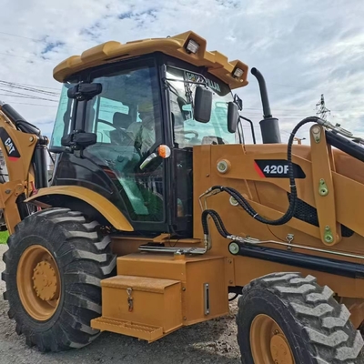 CAT 420F Использованный буровой погрузчик с рабочей массой 20 тонн и рабочим временем 0-2000 часов