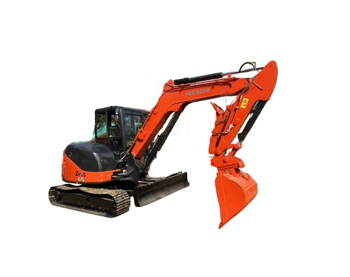 6.5тонный мини-кашильщик Hitachi ZX65U Гидравлический буксир использованный ZX65U Deft дизайн Япония