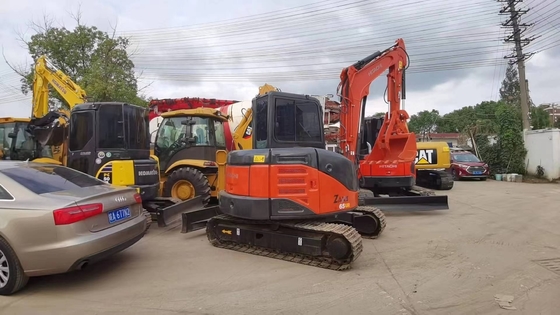 6.5тонный мини-кашильщик Hitachi ZX65U Гидравлический буксир использованный ZX65U Deft дизайн Япония