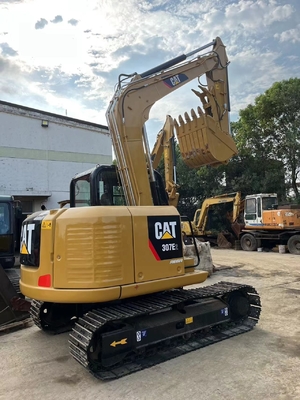 Оригинальный японский CAT MINI Crawler Digger 307E2 Ton Excavator 7TON Рабочая масса 27kW