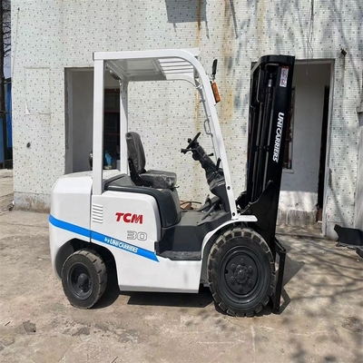 Япония В хорошем состоянии Подержанный вилочный погрузчик TCM 3T с легкой эксплуатацией и многофункциональной функцией