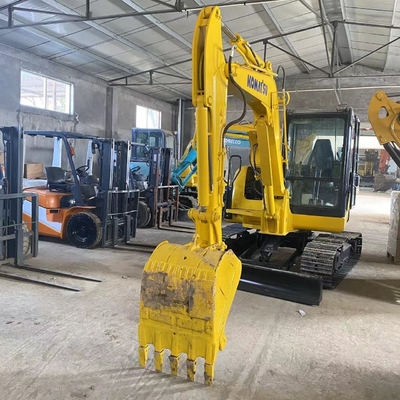 Низкие рабочие часы Использованный Komatsu PC56 мини-маленький экскаватор для повышения эффективности строительства