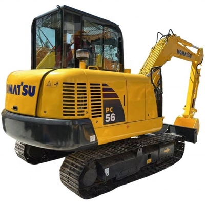 Доступная экскаватор Komatsu PC55 5тонная рабочая масса 90% используется для строительства