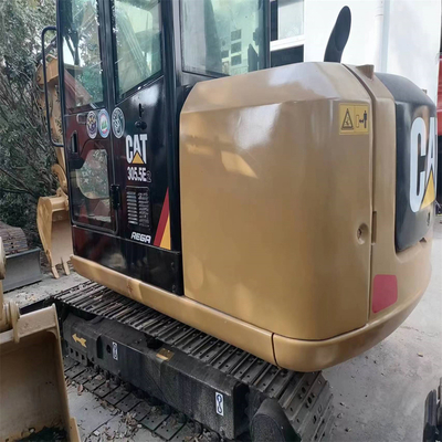 Cat 305.5E2 Crawler Hydraulic Mini Digger в оригинальном цвете для эксплуатационного веса 5 тонн