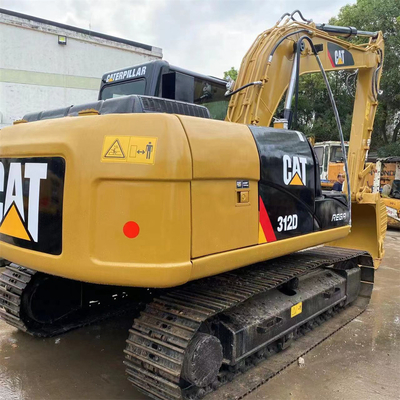 0.52м3 вместимость ведра Cat 312d оригинальная вторая рука экскаватор с ползучей в хорошем состоянии