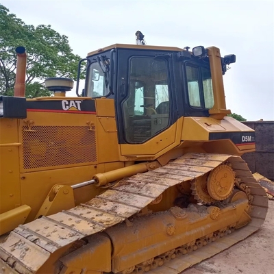 В хорошем состоянии CAT D5M подержанный бульдозер оригинальный цвет трейлер трейлер по доступной цене