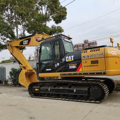 CAT 320D2 Эксплуатационный экскаватор Оригинальный цвет CAT двигатель Механический гидравлический полётник