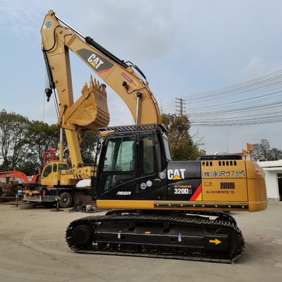 CAT 320D2 Эксплуатационный экскаватор Оригинальный цвет CAT двигатель Механический гидравлический полётник
