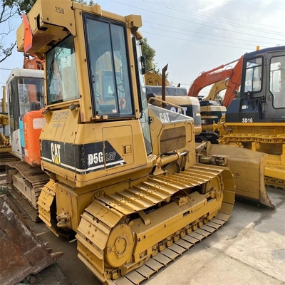 Использованный оригинальный японский бульдозер CAT D5G с двигателем Cat мощностью 67 kW и оригинальным двигателем