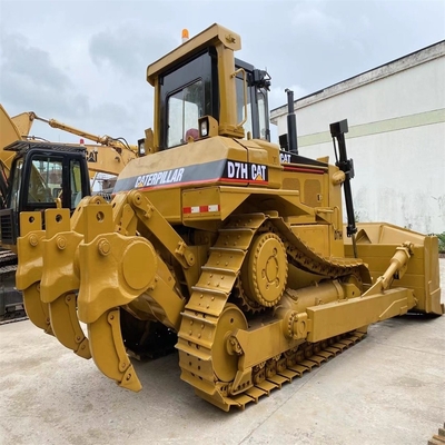 6м3 Пропускная способность Оригинальный двигатель Cat Вторая рука Cat D7H Подержанный бульдозер Caterpillar