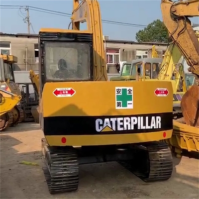 40кв. Подержанный мини-экскаватор Caterpillar Эксплуатационный экскаватор E70B в оригинальном цвете