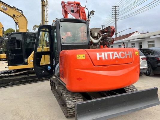 Использованный экскаватор Hitachi ZX70 оригинальная краска Япония EPA двигатель с гидравлическим цилиндром CAT