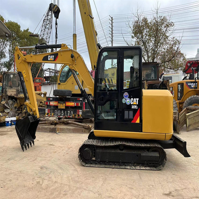 CAT 307e2 Подержанный экскаватор с гидравлическим насосом TOSHIBA в хорошем состоянии