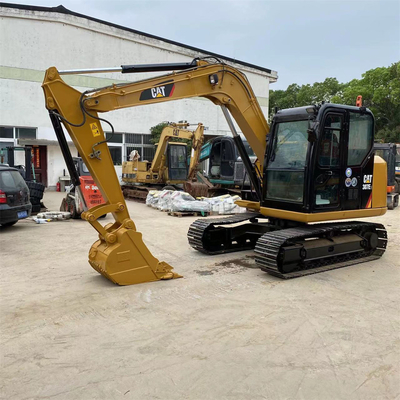 CAT 307e2 Подержанный экскаватор с гидравлическим насосом TOSHIBA в хорошем состоянии