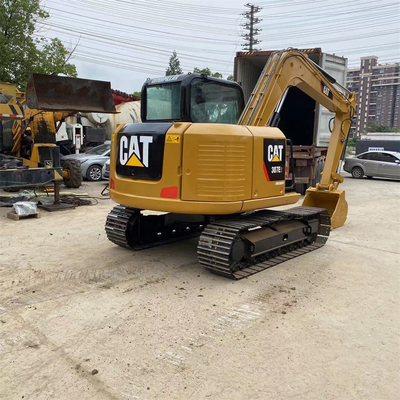 CAT 307e2 Подержанный экскаватор с гидравлическим насосом TOSHIBA в хорошем состоянии