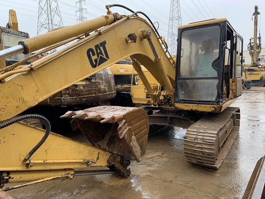 CAT E120B Эксплуатационные экскаваторы Капёр с гидравлическим клапаном CAT и желтым черным цветом