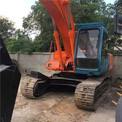 Хитачи EX200 Crawler Excavator с низким рабочим временем 0-2000 и двигателем YUCHAI Ready