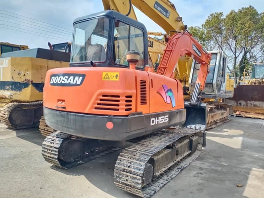 5.5Тонный экскаватор Doosan DH55 с оригинальным корейским двигателем и рабочими часами 0-2000
