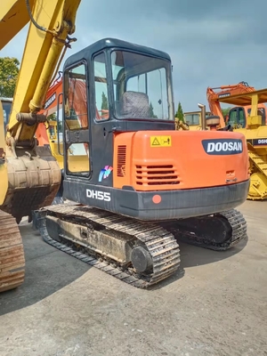 5.5Тонный экскаватор Doosan DH55 с оригинальным корейским двигателем и рабочими часами 0-2000