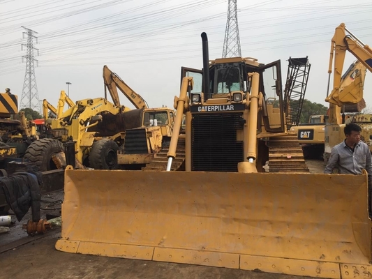 14872 KG Подержанный японский бульдозер Caterpillar CAT D6H с коротким рабочим временем