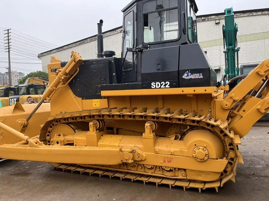 Shantui SD22 Маленький бульдозер Использованный 220 Сухой бульдозер с гидравлическим цилиндром