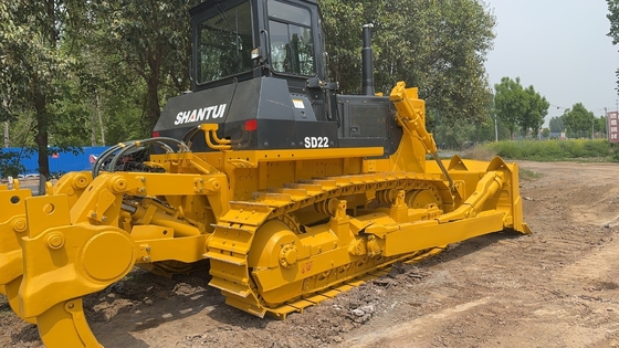 Shantui SD22 Маленький бульдозер Использованный 220 Сухой бульдозер с гидравлическим цилиндром