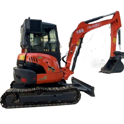 Подержанный гидравлический экскаватор Kubota U35 с конструкцией Crawlerl и низким рабочим временем