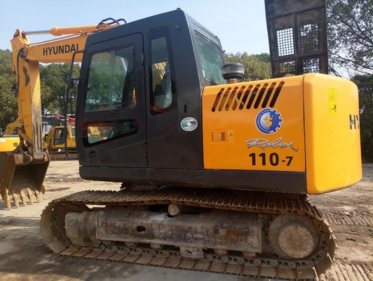 Подержанный Hyundai 110-7 экскаватор Crawler Гидравлический экскаватор с вместимостью 0,5 м3