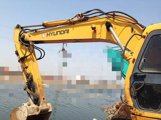 Использованный экскаватор Hyundai 220LC-5 с оригинальными преимуществами и массой машины 21270 кг