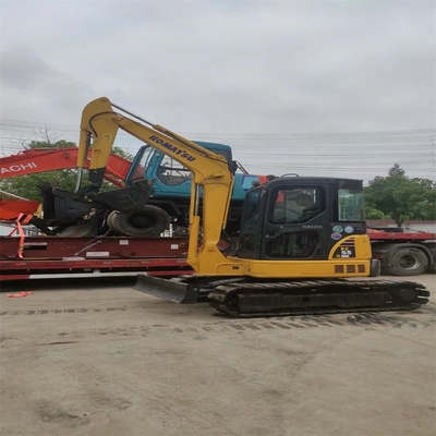 Японский Komatsu PC55MR 5,5-тонный мини экскаватор с оригинальным гидравлическим насосом