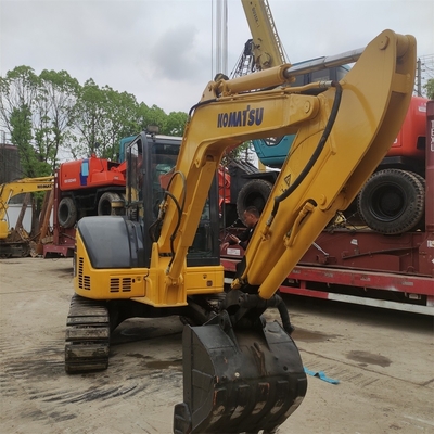 Японский Komatsu PC55MR 5,5-тонный мини экскаватор с оригинальным гидравлическим насосом