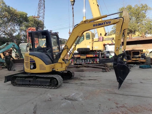 Низкие рабочие часы Япония Komatsu PC50 мини-кралер экскаватор в отличном состоянии