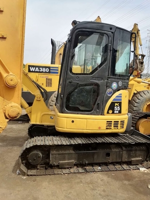 Лучший 5-тонный экскаватор Komatsu PC55 с 0-2000 рабочими часами и гидравлическим насосом