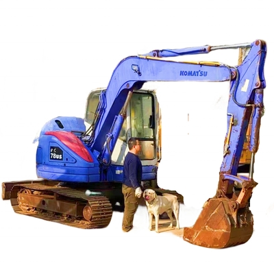 Подержанный экскаватор Komatsu PC78 с высокой эффективностью работы и хорошим состоянием