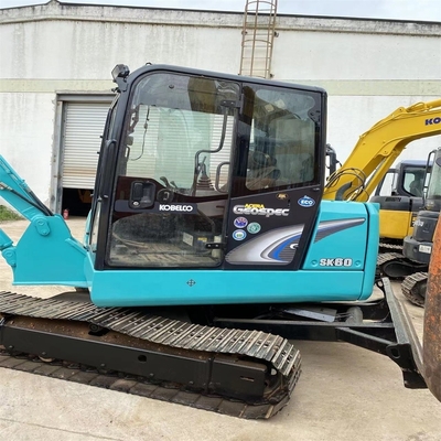 30 кВт оригинальная краска Kobelco SK60 Гидравлический экскаватор 6тонный мини-скапатель с лезвием