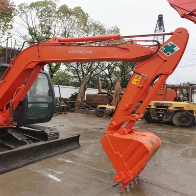 Подержанная мини-экскаваторная машина Hitachi ZX60 с гидравлическим цилиндром